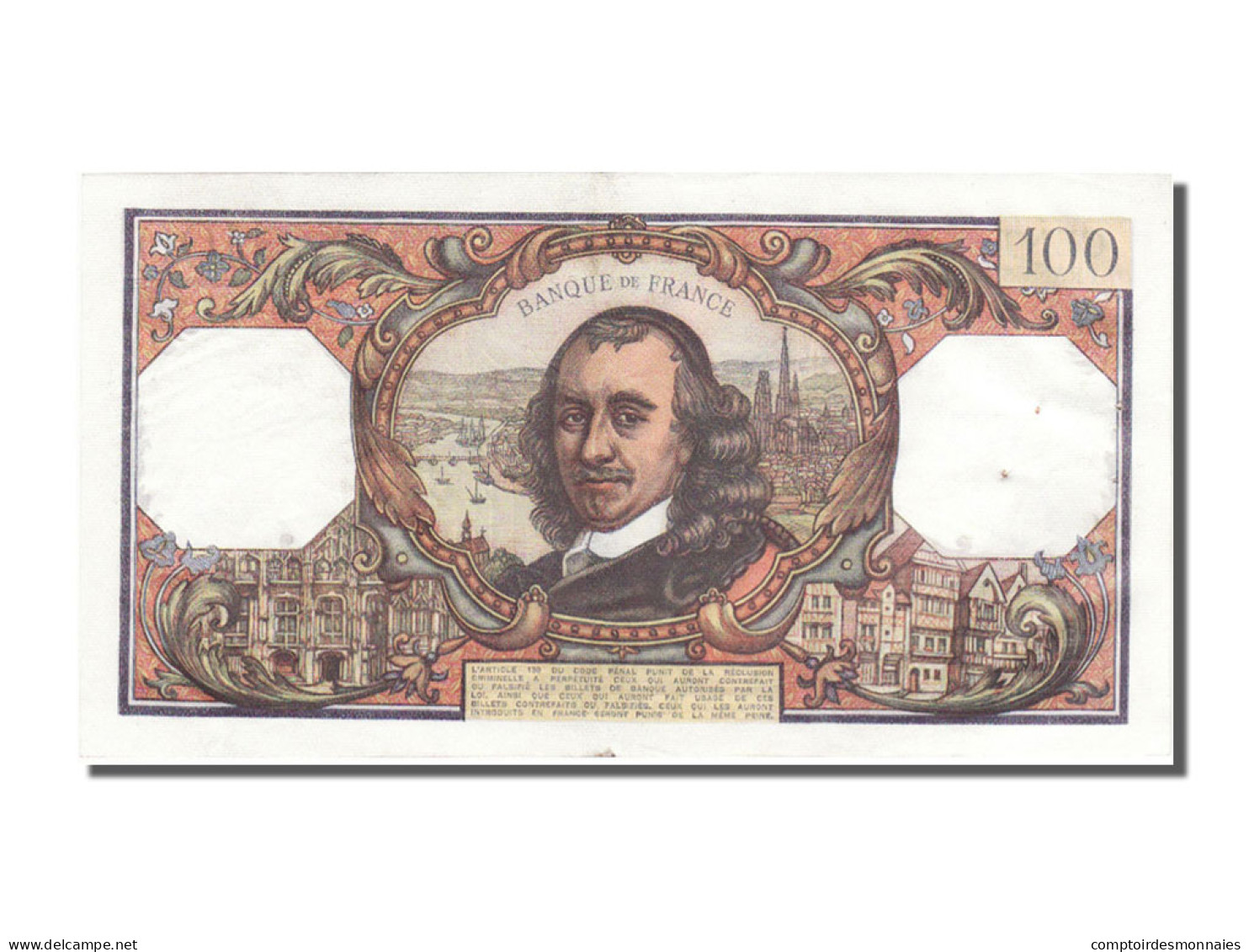 Billet, France, 100 Francs, 100 F 1964-1979 ''Corneille'', 1970, 1970-02-05 - 100 F 1964-1979 ''Corneille''