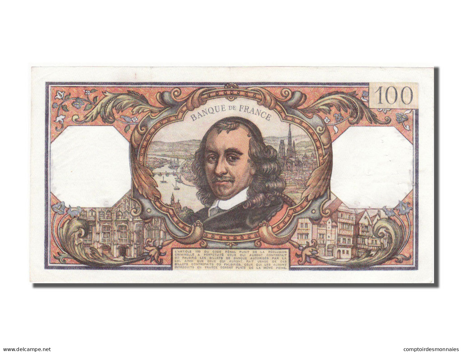 Billet, France, 100 Francs, 100 F 1964-1979 ''Corneille'', 1970, 1970-09-03 - 100 F 1964-1979 ''Corneille''