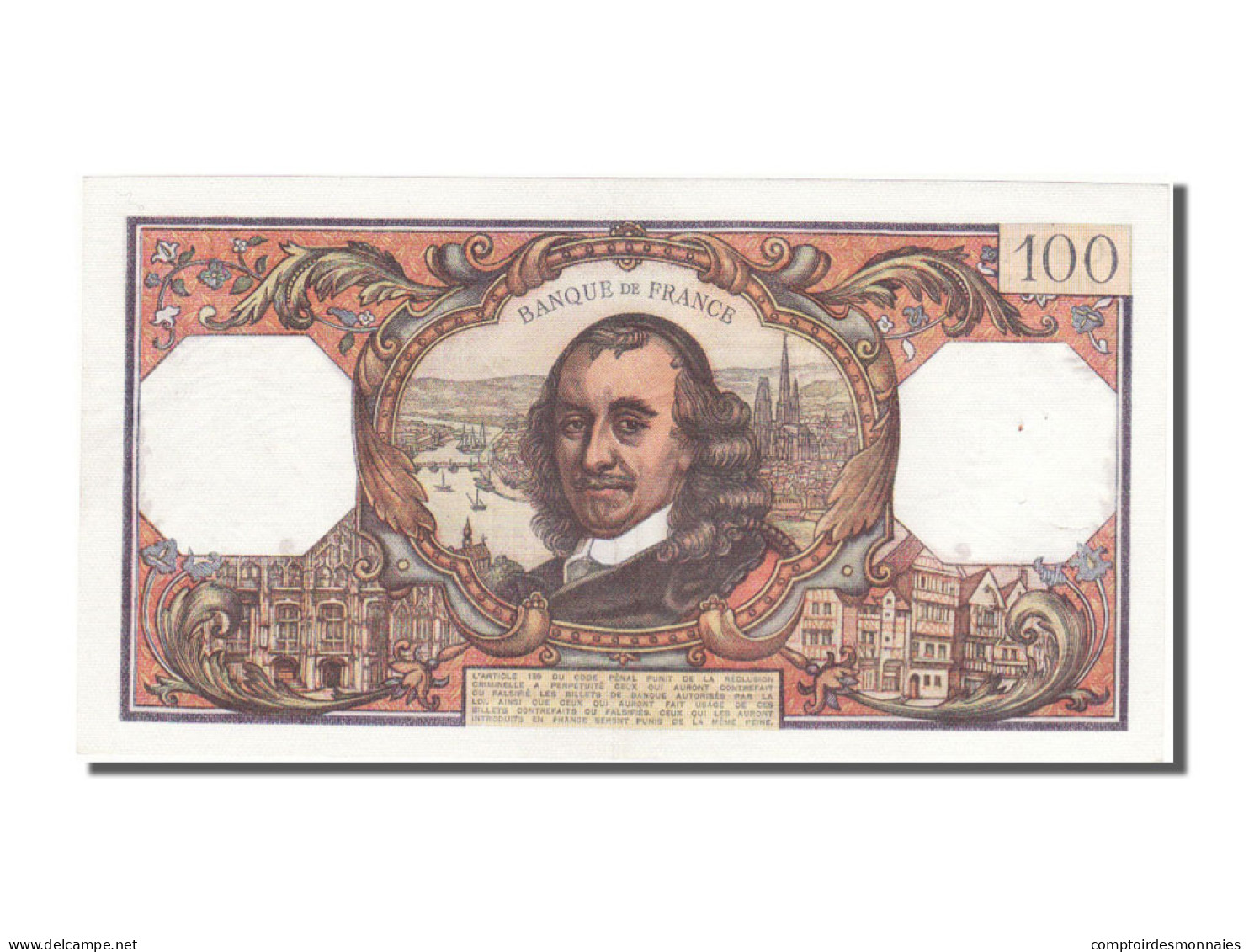 Billet, France, 100 Francs, 100 F 1964-1979 ''Corneille'', 1971, 1971-02-04 - 100 F 1964-1979 ''Corneille''