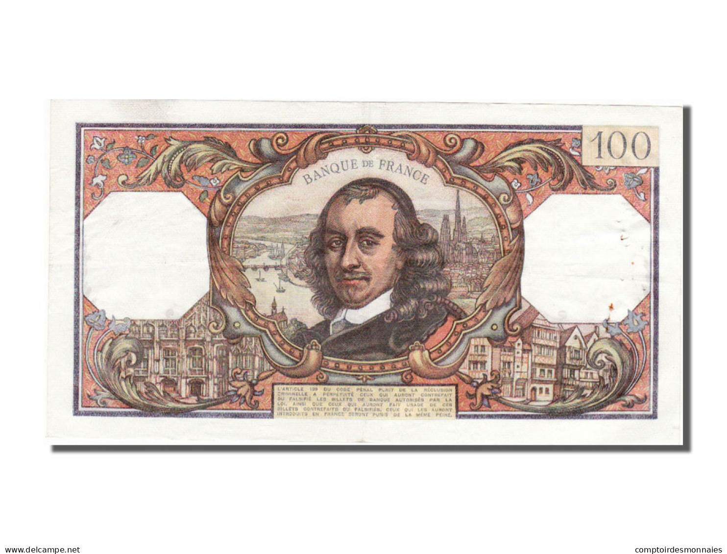 Billet, France, 100 Francs, 100 F 1964-1979 ''Corneille'', 1971, 1971-04-01 - 100 F 1964-1979 ''Corneille''