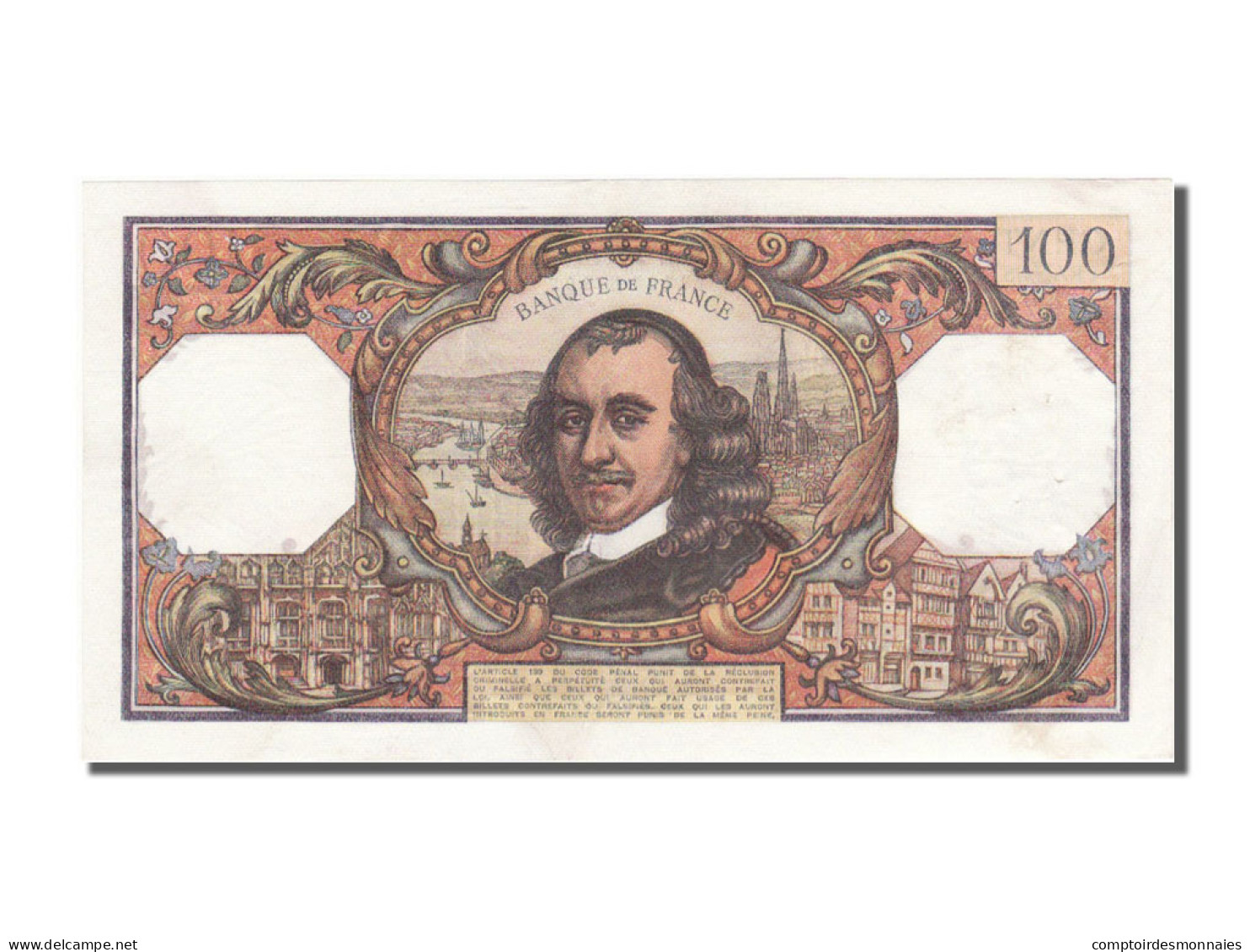 Billet, France, 100 Francs, 100 F 1964-1979 ''Corneille'', 1973, 1973-05-03 - 100 F 1964-1979 ''Corneille''