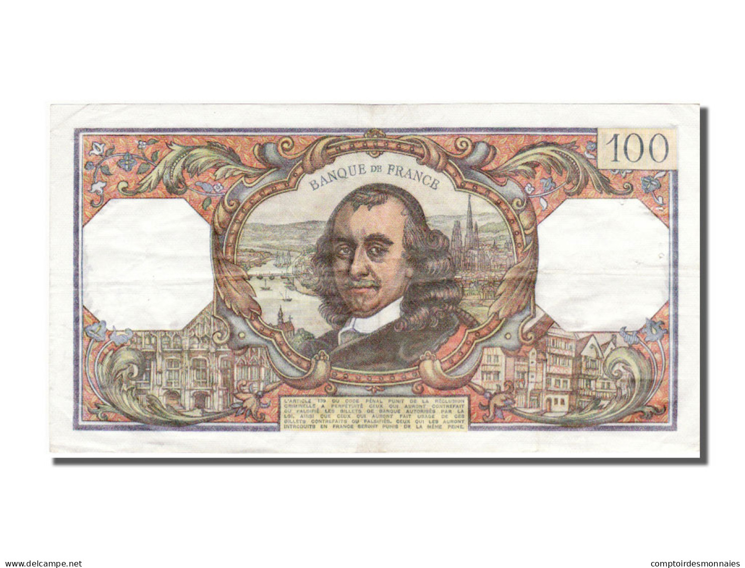 Billet, France, 100 Francs, 100 F 1964-1979 ''Corneille'', 1979, 1979-02-01 - 100 F 1964-1979 ''Corneille''