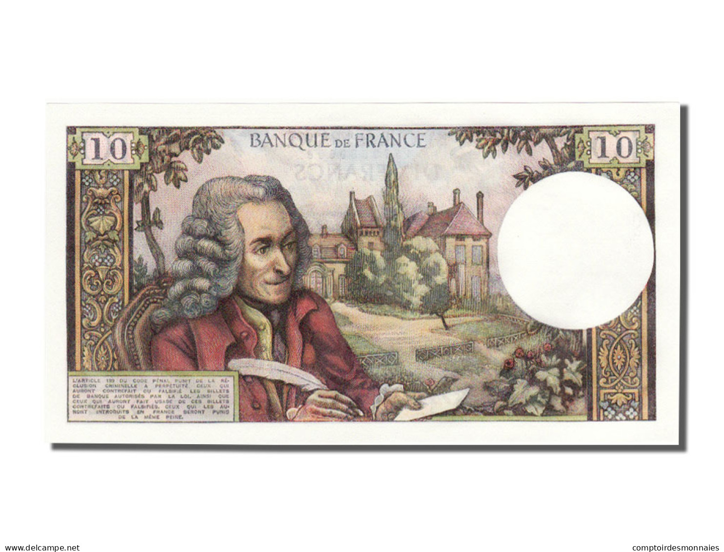 Billet, France, 10 Francs, 10 F 1963-1973 ''Voltaire'', 1970, 1970-05-08, NEUF - 10 F 1963-1973 ''Voltaire''