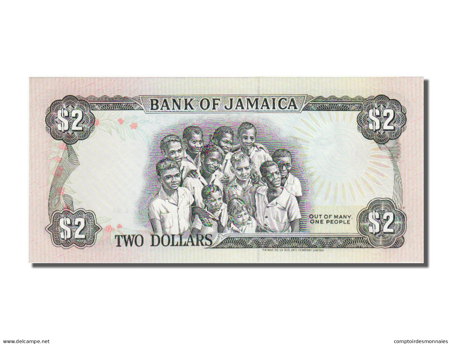 Billet, Jamaica, 2 Dollars, 1993, 1993-02-01, NEUF - Jamaique