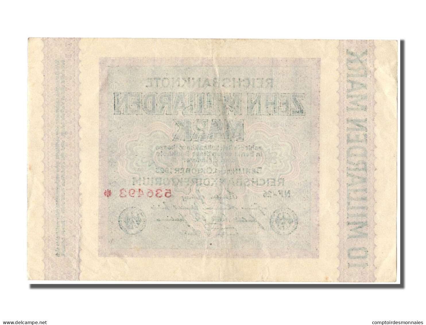 Billet, Allemagne, 10 Milliarden Mark, 1923, 1923-10-01, SUP - 10 Milliarden Mark