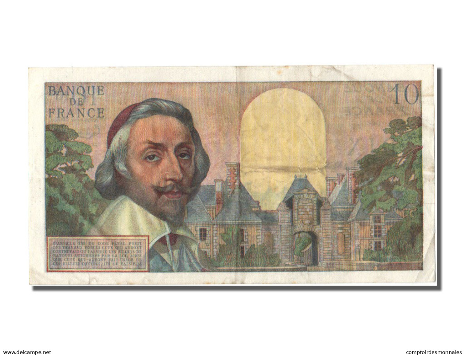 Billet, France, 10 Nouveaux Francs, 10 NF 1959-1963 ''Richelieu'', 1963 - 10 NF 1959-1963 ''Richelieu''