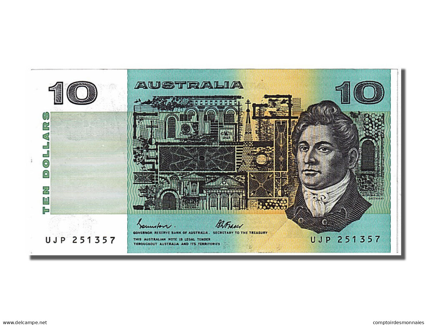 Billet, Australie, 10 Dollars, 1985, SPL - Otros & Sin Clasificación