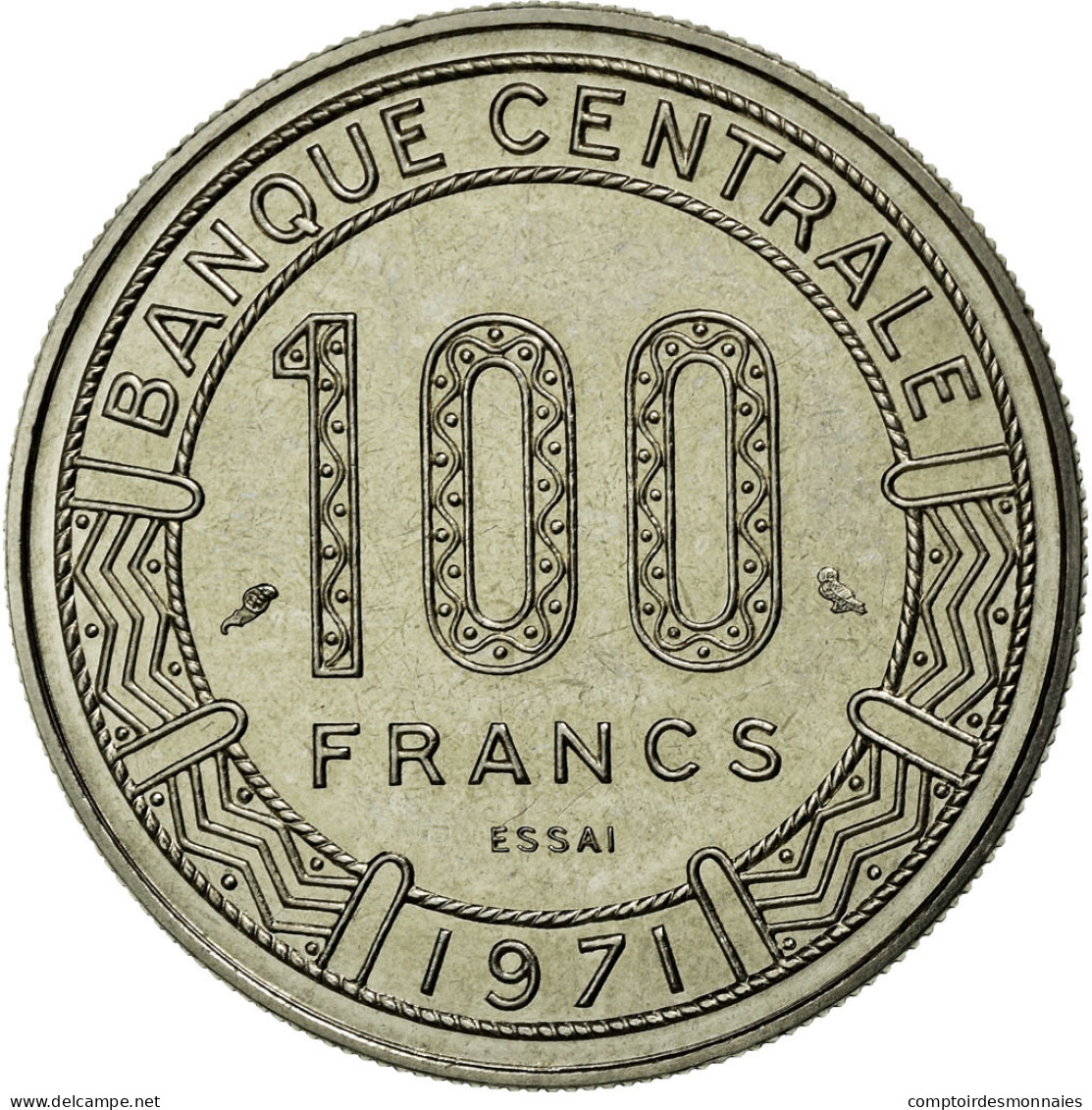 Monnaie, Congo Republic, 100 Francs, 1971, FDC, Nickel, KM:1 - Congo (República 1960)