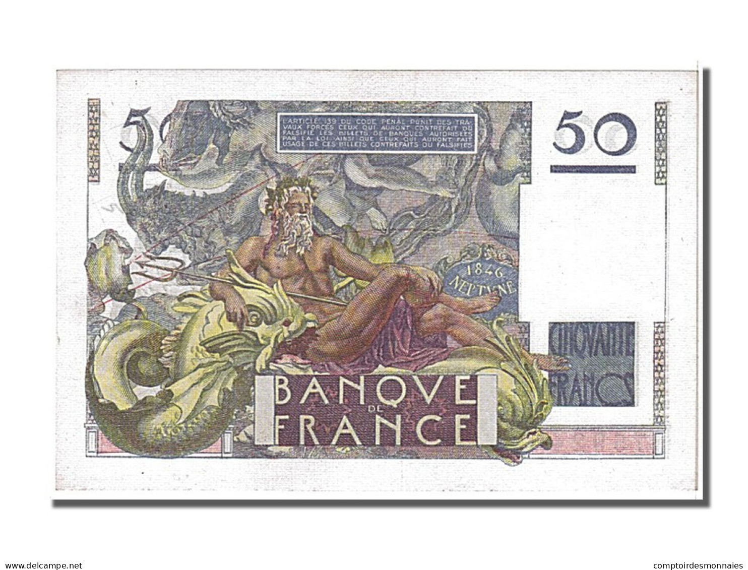 50 Francs Type Le Verrier - 50 F 1946-1951 ''Le Verrier''