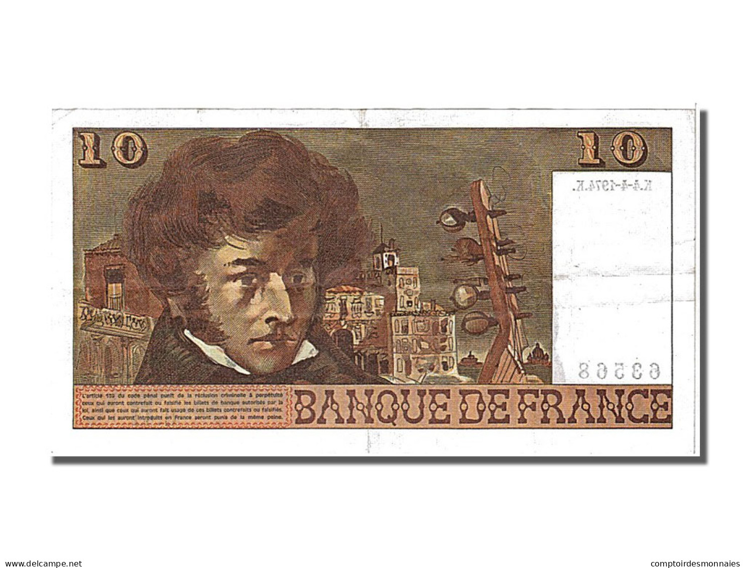 Billet, France, 10 Francs, 10 F 1972-1978 ''Berlioz'', 1974, 1974-04-04, SUP - 10 F 1972-1978 ''Berlioz''