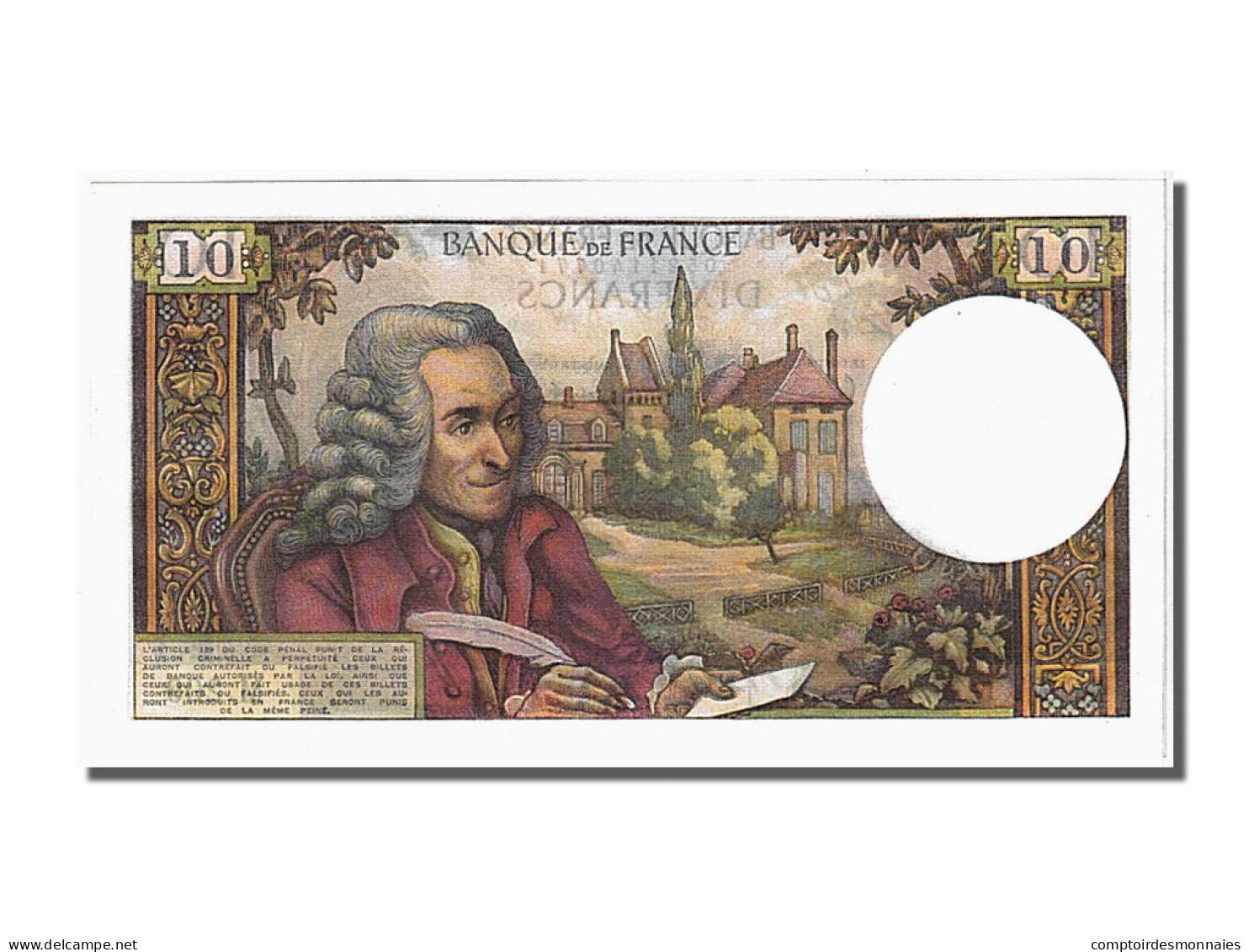 Billet, France, 10 Francs, 10 F 1963-1973 ''Voltaire'', 1965, 1965-12-02, NEUF - 10 F 1963-1973 ''Voltaire''