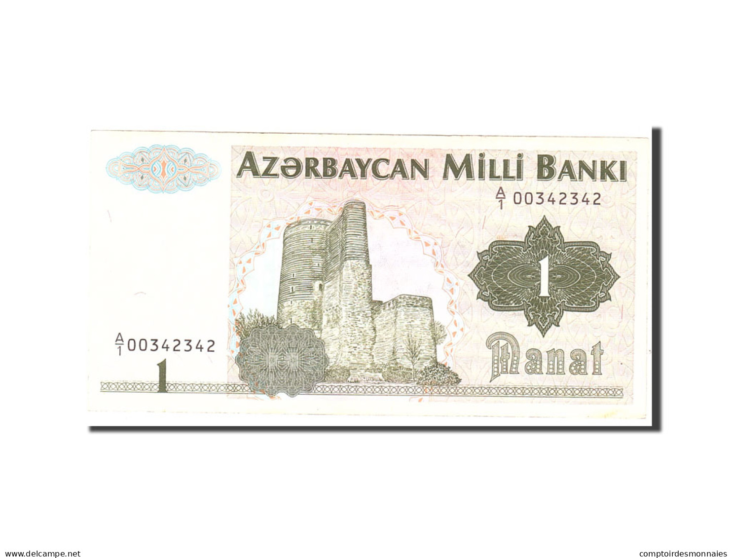Billet, Azerbaïdjan, 1 Manat, 1992, KM:11, TTB - Aserbaidschan