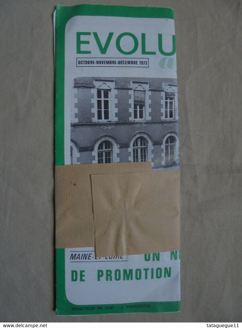 Ancien - Revue Evolution Agricole N° 62 Oct-Nov-Décembre 1972