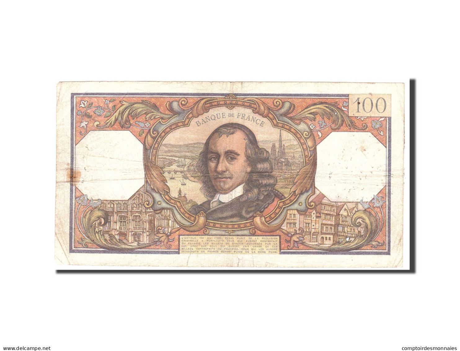 Billet, France, 100 Francs, 1965, 1965-07-01, TB, Fayette:65.8, KM:149a - 100 F 1964-1979 ''Corneille''