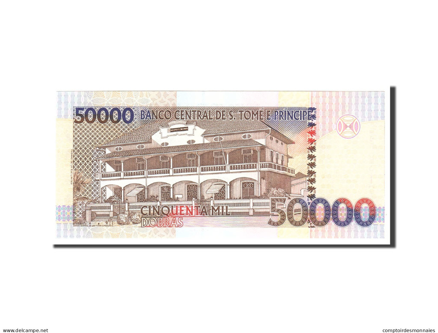Billet, Saint Thomas And Prince, 50,000 Dobras, 1996, 1996-10-22, KM:68a, NEUF - Sao Tome And Principe