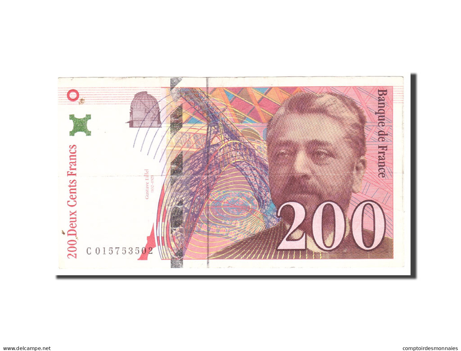 Billet, France, 200 Francs, 1996, Undated, TTB, KM:159a - 200 F 1995-1999 ''Eiffel''