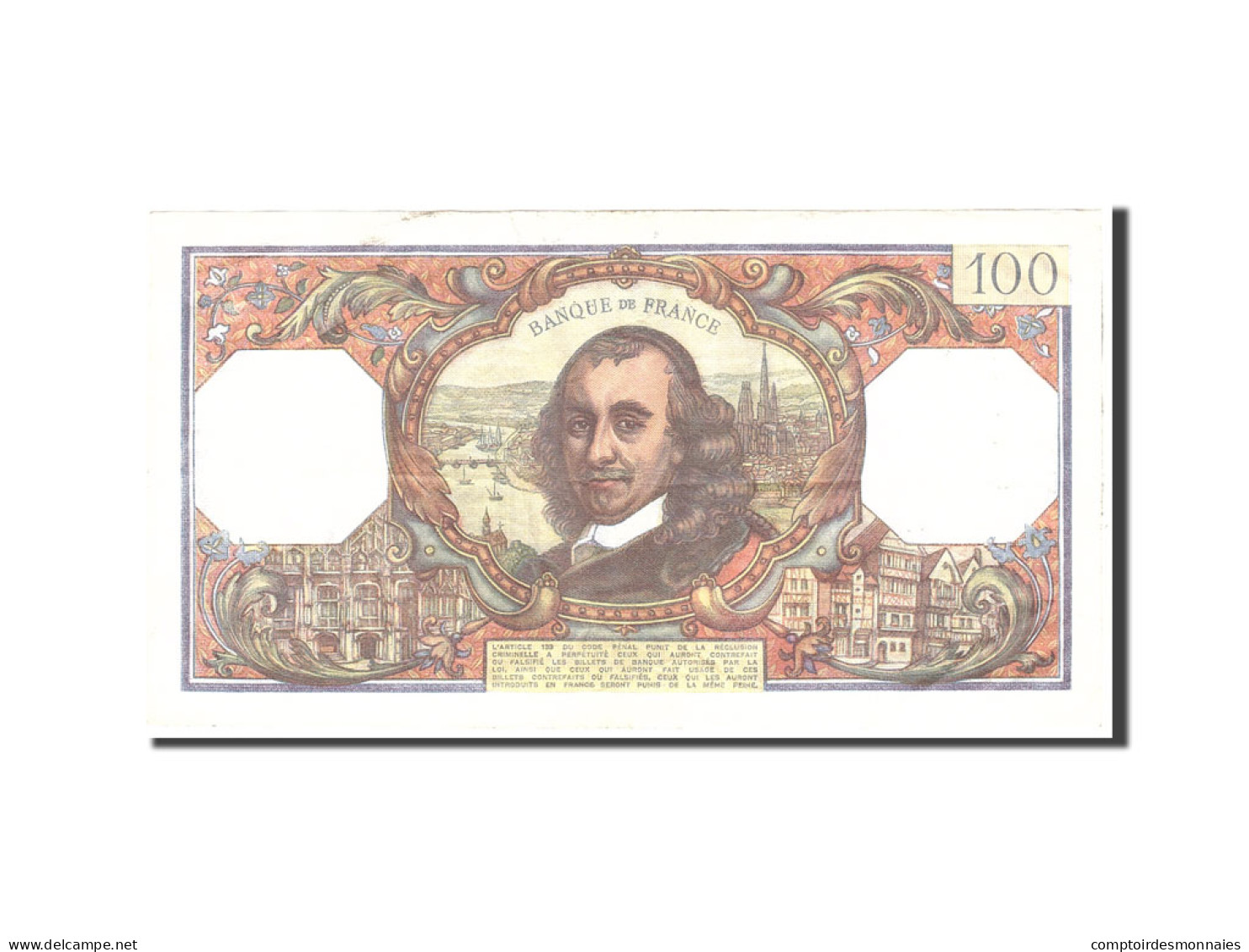 Billet, France, 100 Francs, 1978, 1978-02-02, TTB, Fayette:65.61, KM:149f - 100 F 1964-1979 ''Corneille''