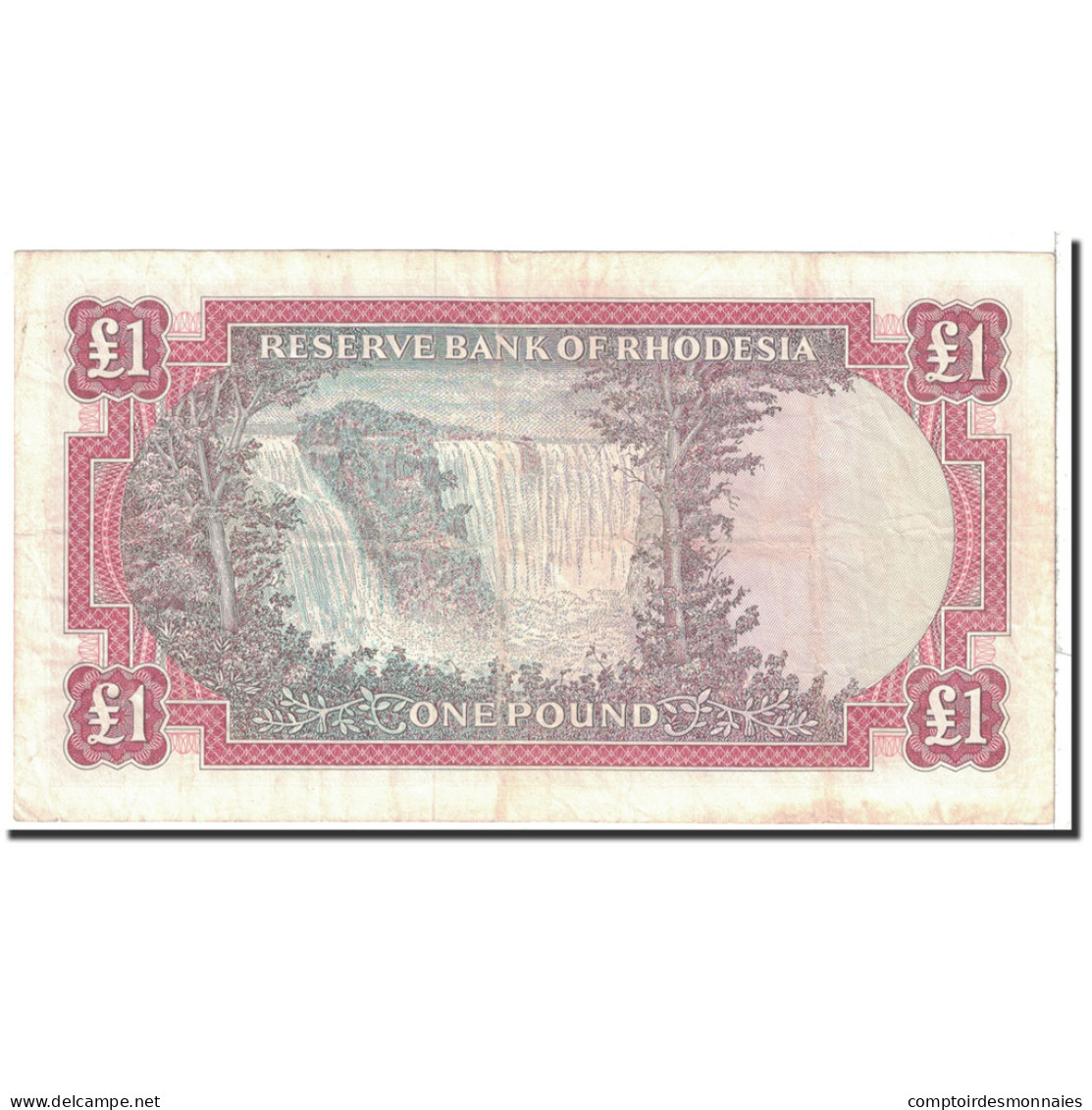 Billet, Rhodésie, 1 Pound, 1967, 1967-08-18, KM:28b, TTB+ - Rhodésie