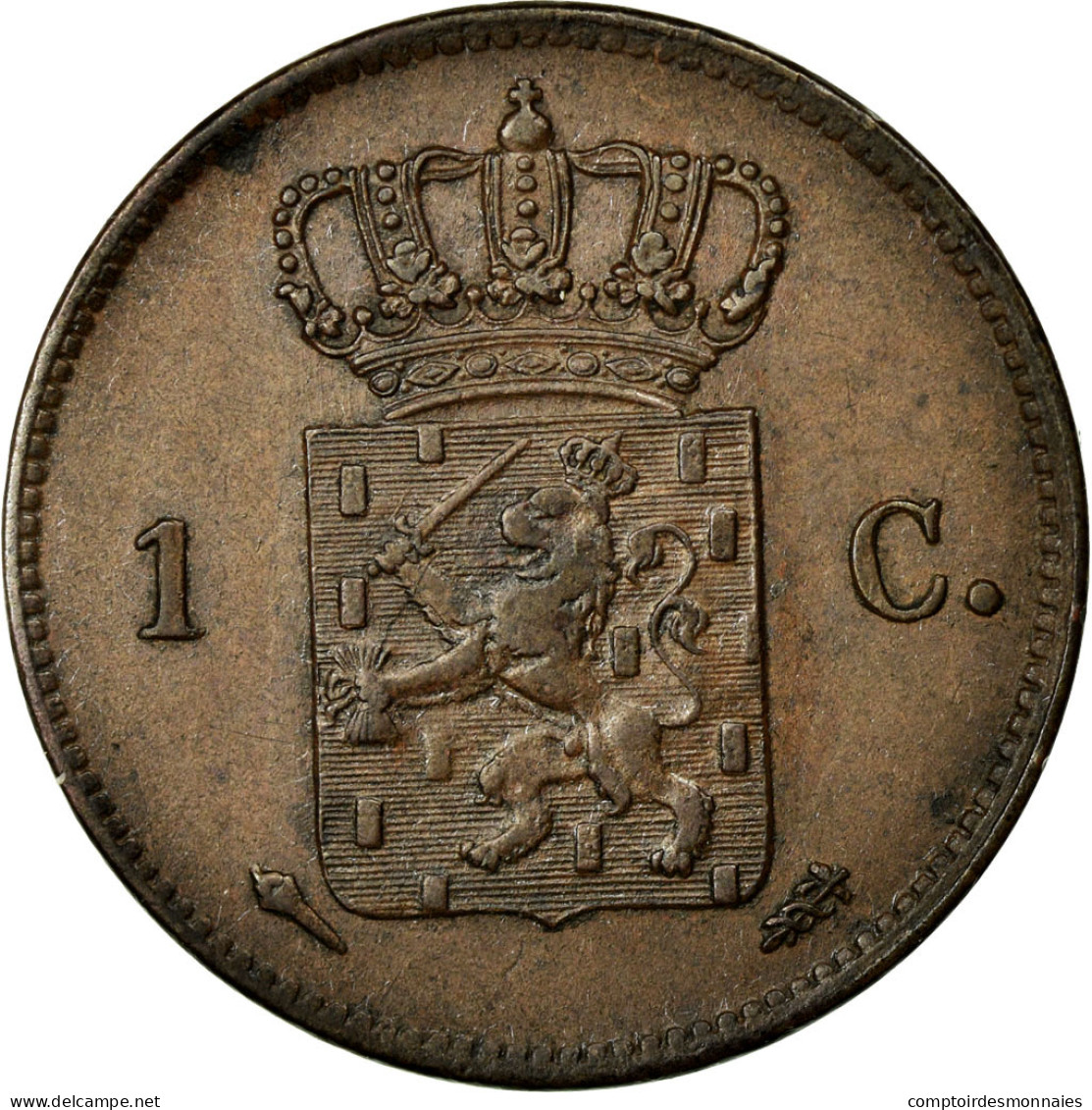 Monnaie, Pays-Bas, William I, Cent, 1823, SUP, Cuivre, KM:47 - 1815-1840: Willem I