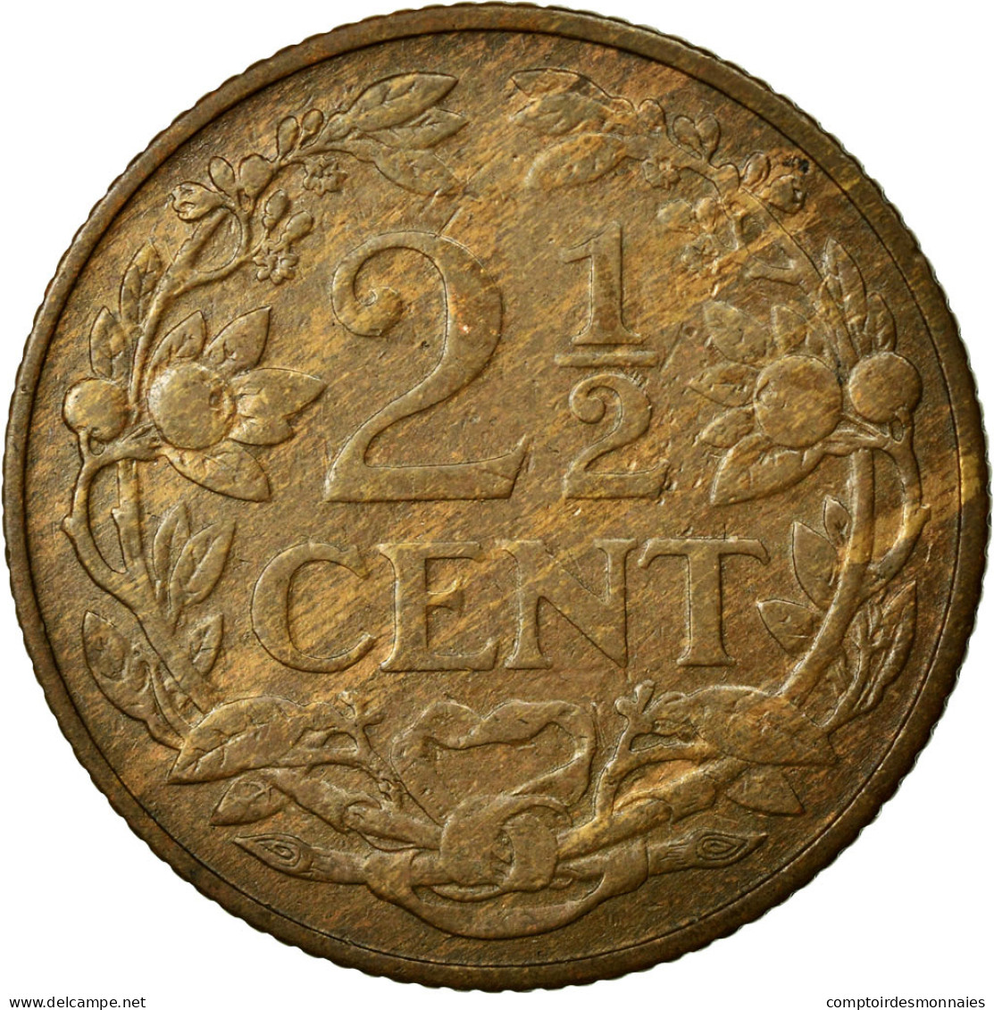 Monnaie, Pays-Bas, Wilhelmina I, 2-1/2 Cent, 1916, SUP, Bronze, KM:150 - 2.5 Cent