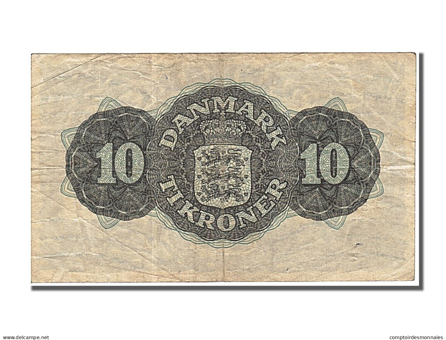 Billet, Danemark, 10 Kroner, 1948, TTB - Denmark