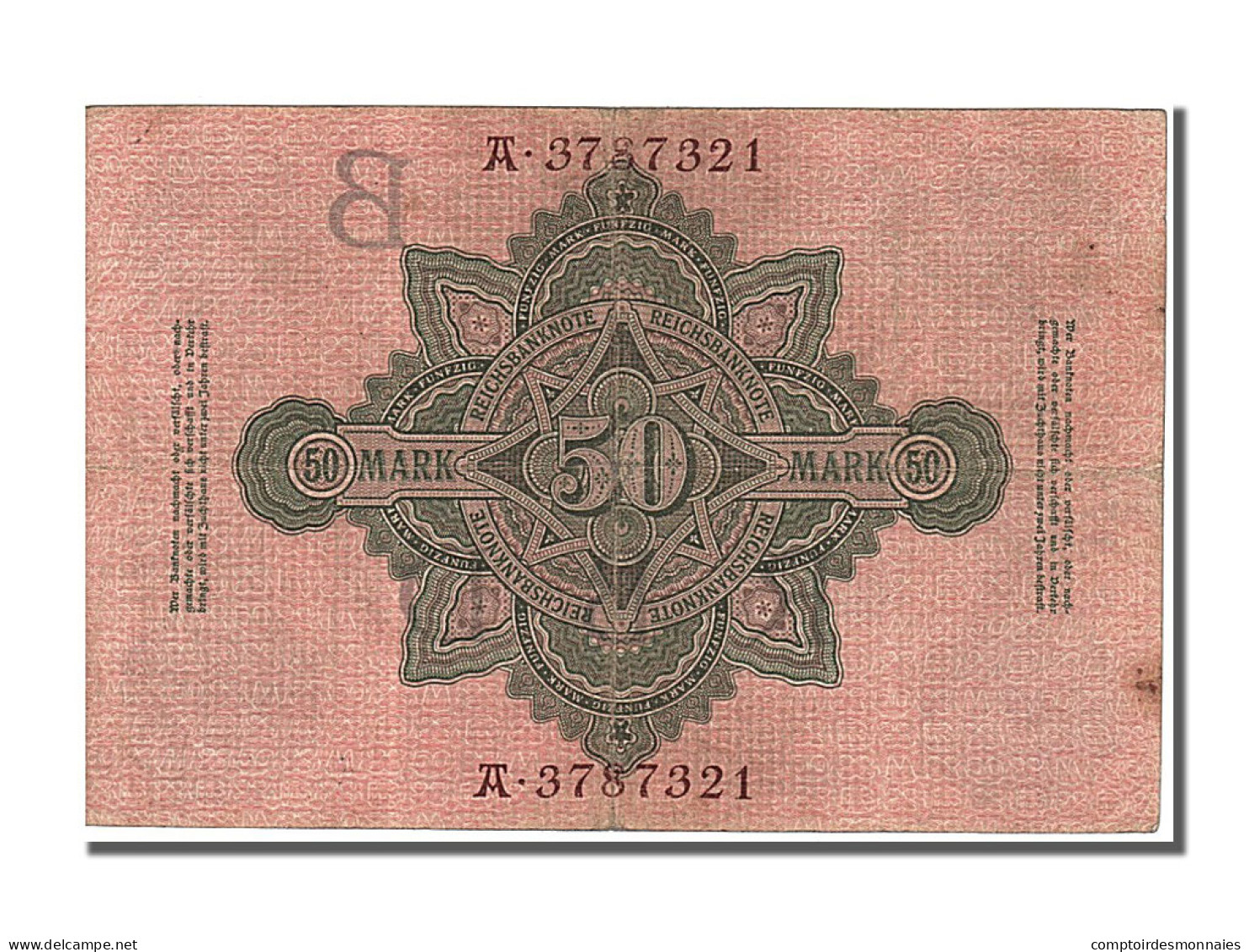 Billet, Allemagne, 50 Mark, 1910, 1910-04-21, TTB - 50 Mark