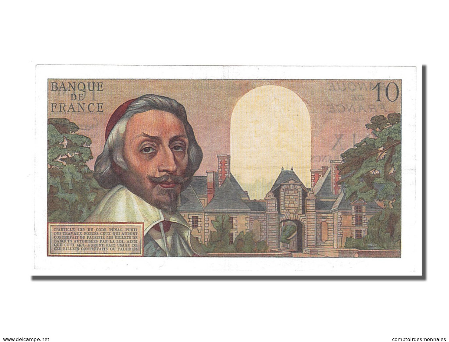 Billet, France, 10 Nouveaux Francs, 10 NF 1959-1963 ''Richelieu'', 1963 - 10 NF 1959-1963 ''Richelieu''