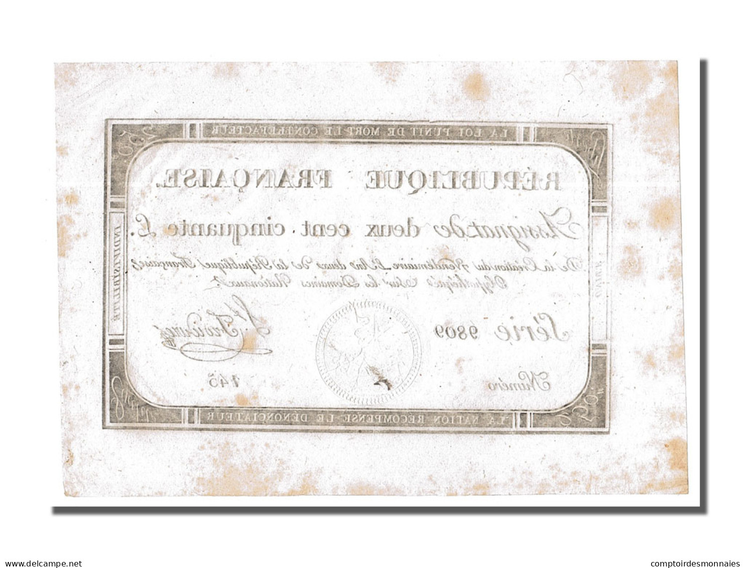 Billet, France, 250 Livres, 1793, Froidure, SUP+, KM:A75, Lafaurie:170 - Assignats & Mandats Territoriaux