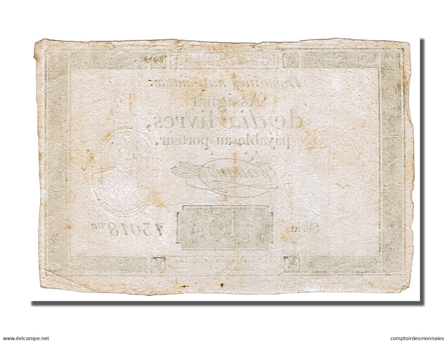 Billet, France, 10 Livres, 1792, Taisaud, TTB, KM:A66b, Lafaurie:161.b - Assignats & Mandats Territoriaux