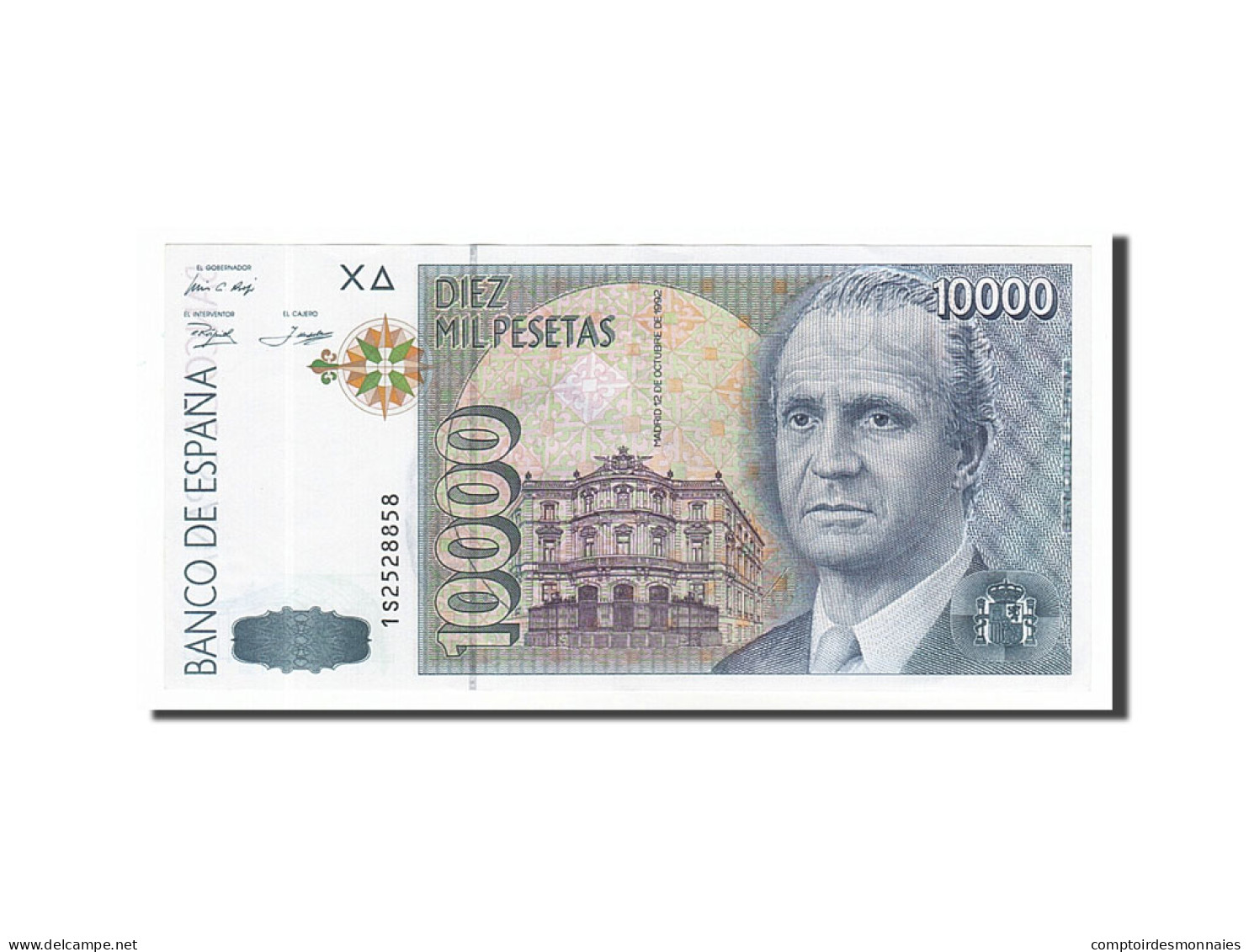 Billet, Espagne, 10,000 Pesetas, 1992, 1992-10-12, SUP+ - [ 4] 1975-… : Juan Carlos I