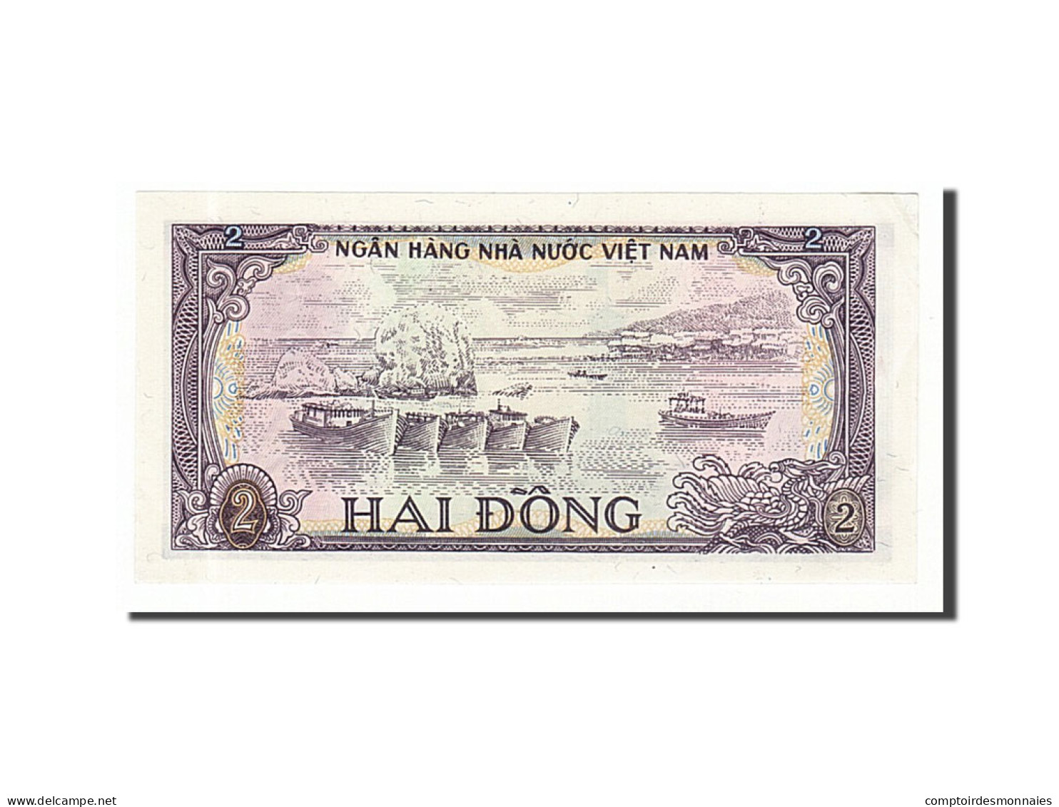 Billet, Viet Nam, 2 D<ox>ng, 1985, SUP+ - Viêt-Nam