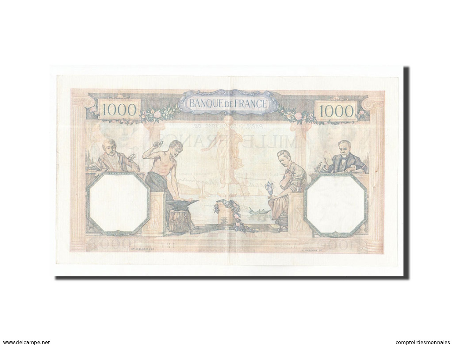 Billet, France, 1000 Francs, 1940, 1940-05-23, TTB+, Fayette:38.47, KM:90c - 1 000 F 1927-1940 ''Cérès E Mercure''