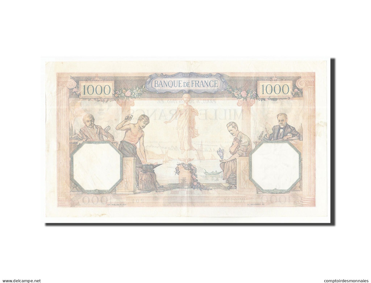 Billet, France, 1000 Francs, 1940, 1940-06-20, SUP, Fayette:38.49, KM:90c - 1 000 F 1927-1940 ''Cérès Et Mercure''