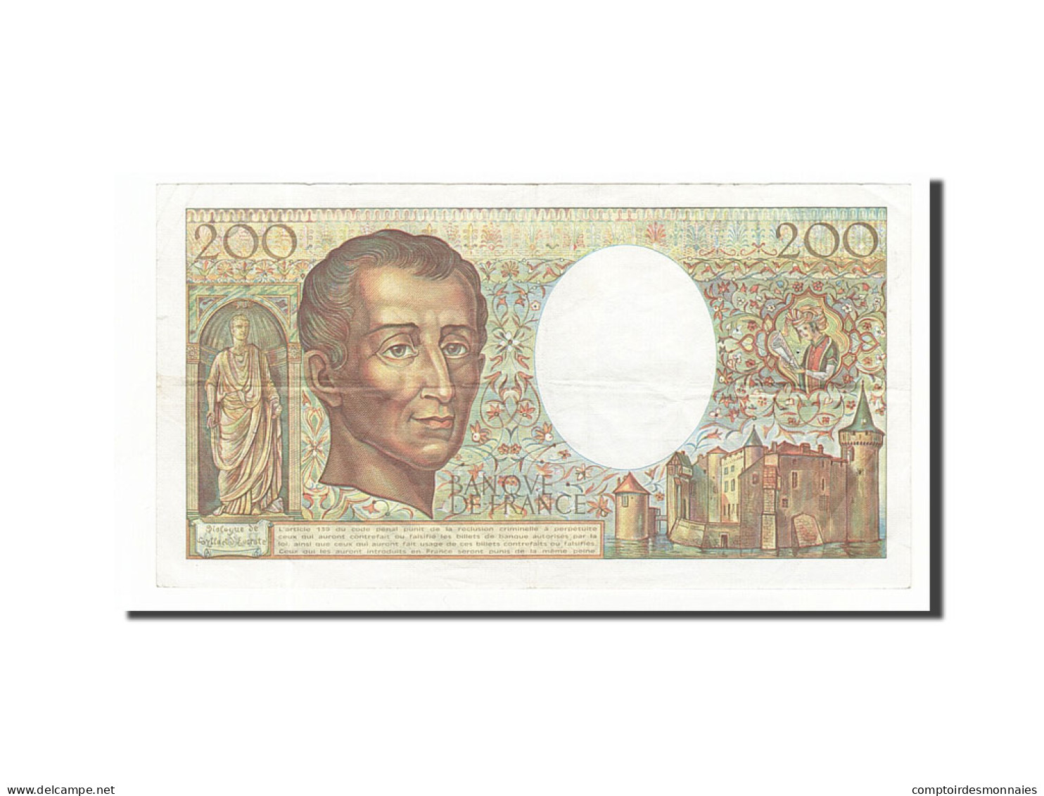 Billet, France, 200 Francs, 1983, Undated, TTB, Fayette:70.3, KM:155a - 200 F 1981-1994 ''Montesquieu''