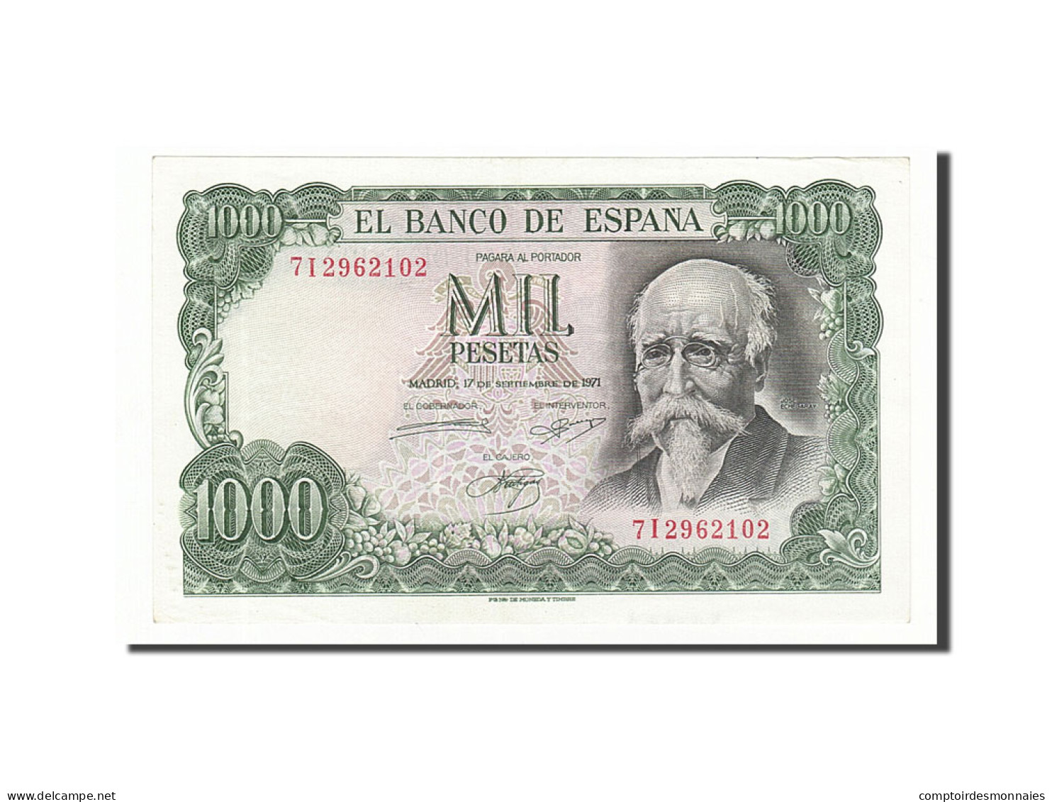 Billet, Espagne, 1000 Pesetas, 1971, 1971-09-17, KM:154, TTB+ - 1000 Peseten