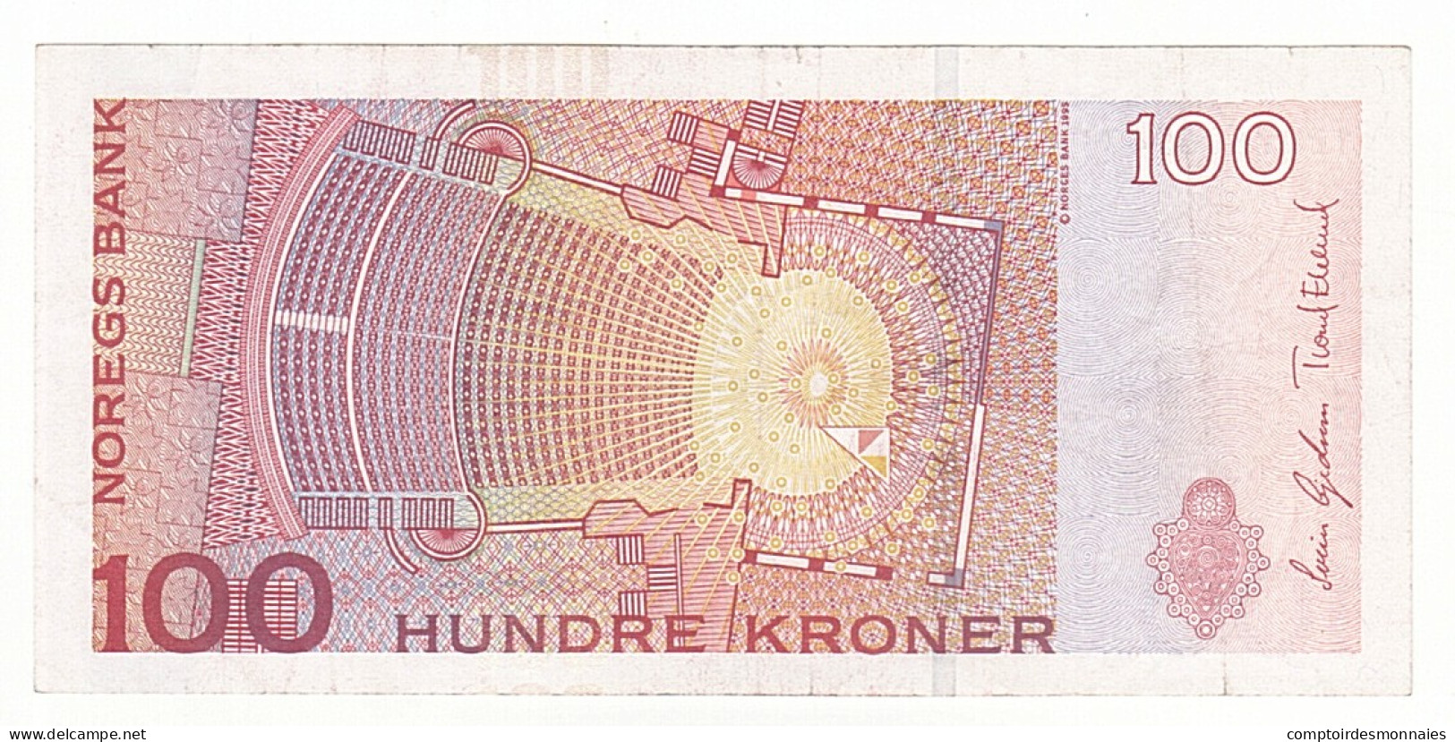 Billet, Norvège, 100 Kroner, 1999, KM:47b, SPL+ - Norwegen