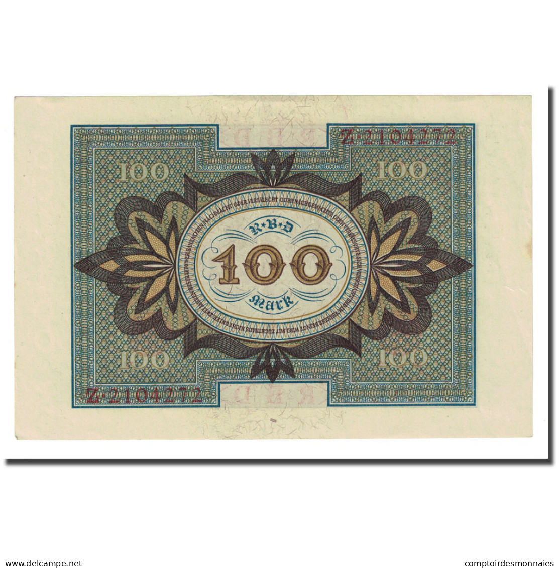 Billet, Allemagne, 100 Mark, 1920-11-01, KM:69a, SPL - 100 Mark