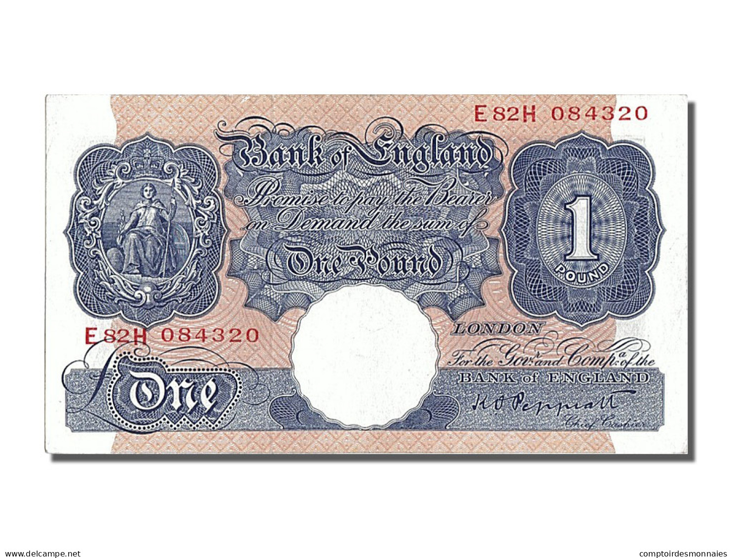Billet, Grande-Bretagne, 1 Pound, SUP - 10 Shillings