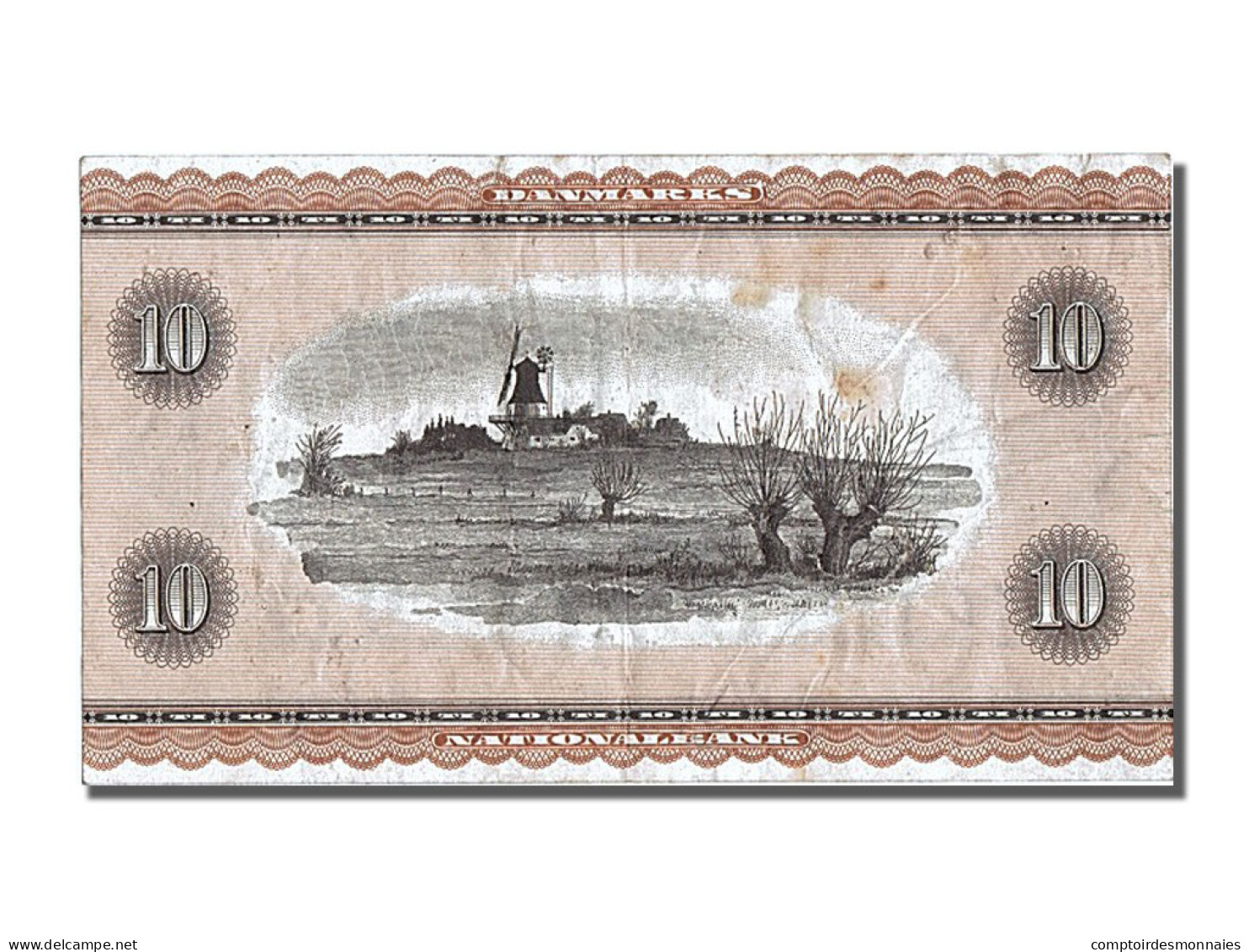 Billet, Danemark, 10 Kroner, 1950, TB+ - Danemark