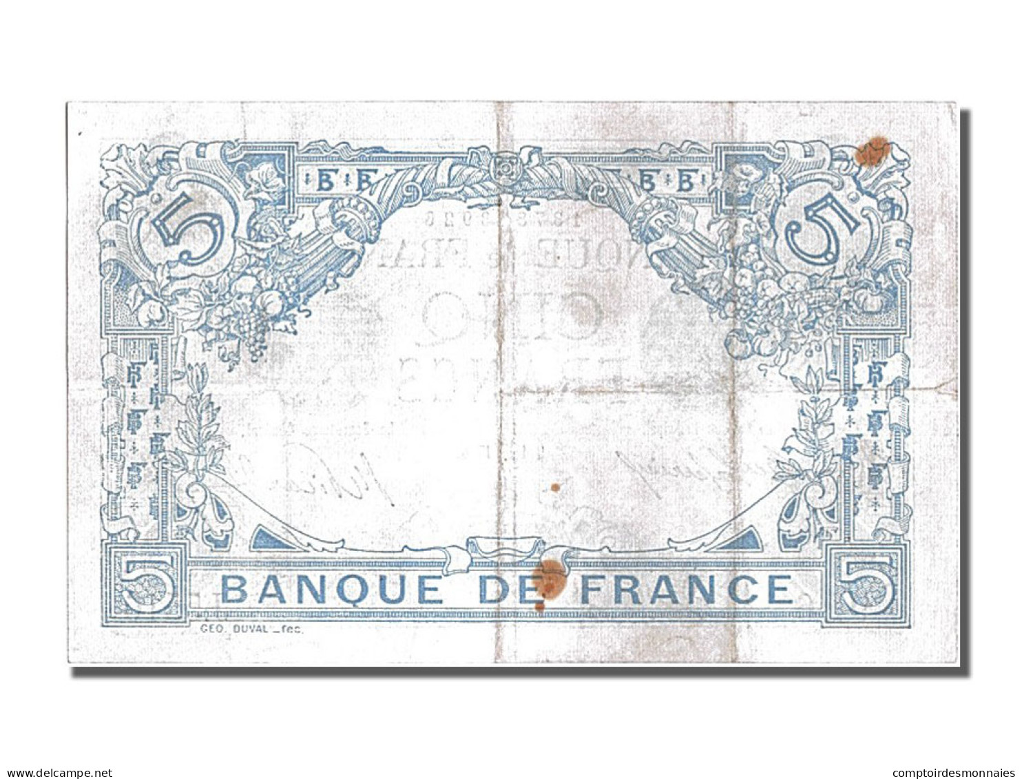 Billet, France, 5 Francs, 5 F 1912-1917 ''Bleu'', 1915, 1915-05-01, TTB - 5 F 1912-1917 ''Bleu''