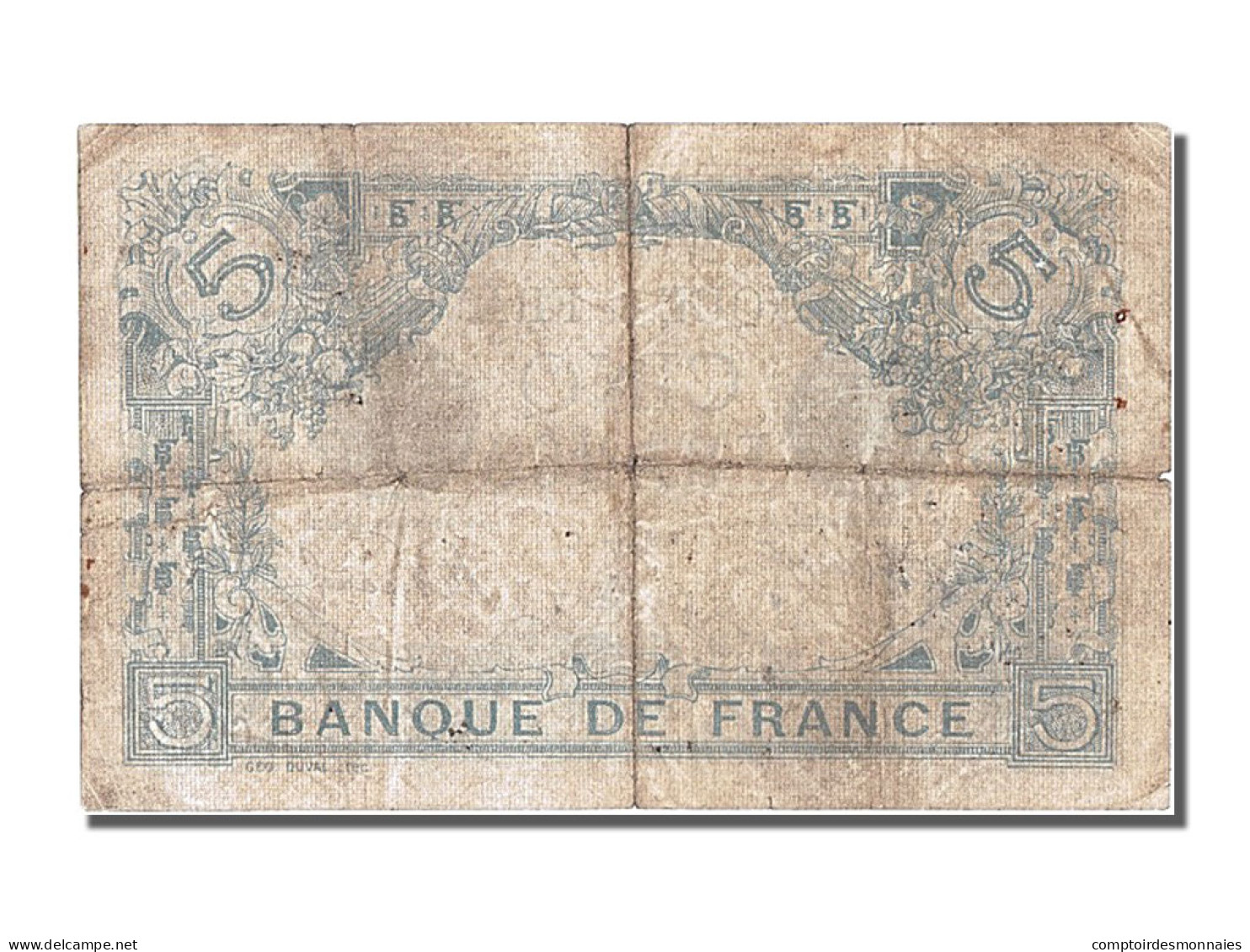 Billet, France, 5 Francs, 5 F 1912-1917 ''Bleu'', 1915, 1915-02-27, TB+ - 5 F 1912-1917 ''Bleu''