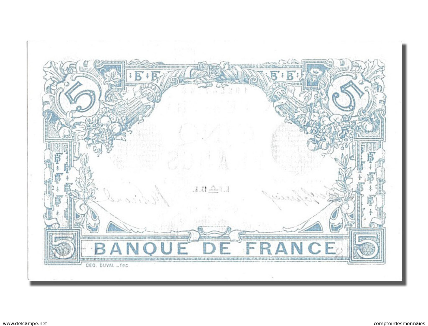 Billet, France, 5 Francs, 5 F 1912-1917 ''Bleu'', 1915, 1915-09-09, SUP+ - 5 F 1912-1917 ''Bleu''