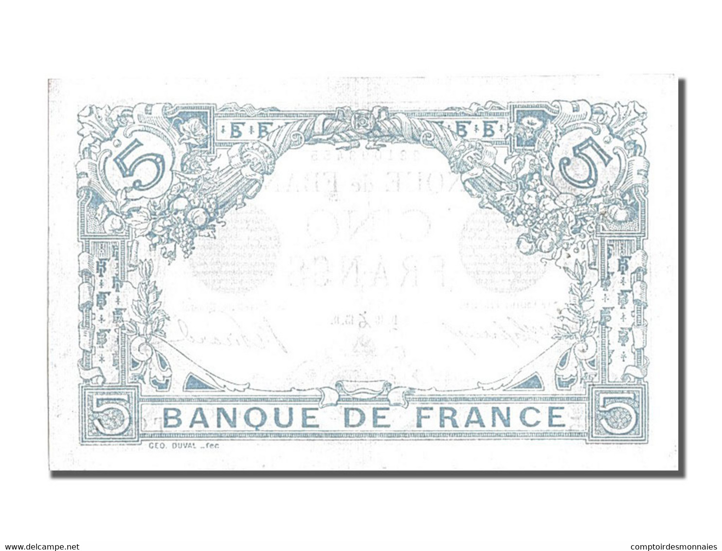 Billet, France, 5 Francs, 5 F 1912-1917 ''Bleu'', 1915, 1915-12-10, SUP+ - 5 F 1912-1917 ''Bleu''