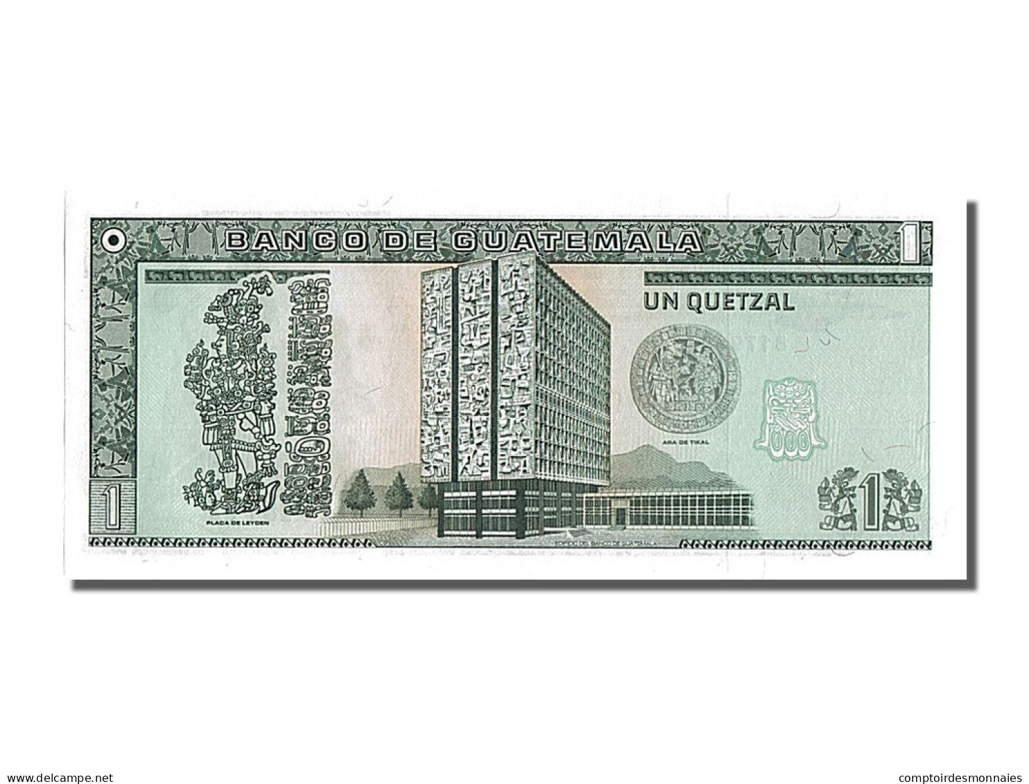 Billet, Guatemala, 1 Quetzal, 1990, 1990-01-03, NEUF - Guatemala