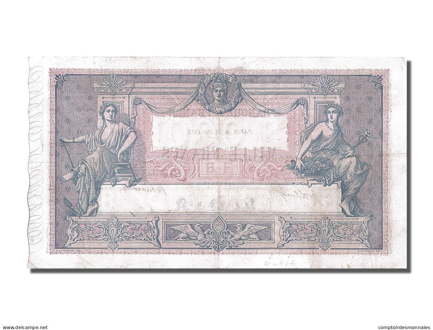 Billet, France, 1000 Francs, 1 000 F 1889-1926 ''Bleu Et Rose'', 1919 - 1 000 F 1889-1926 ''Bleu Et Rose''