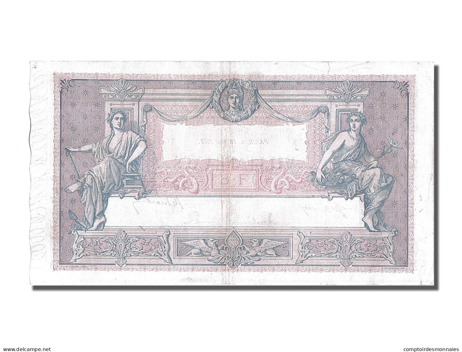 Billet, France, 1000 Francs, 1 000 F 1889-1926 ''Bleu Et Rose'', 1917 - 1 000 F 1889-1926 ''Bleu Et Rose''