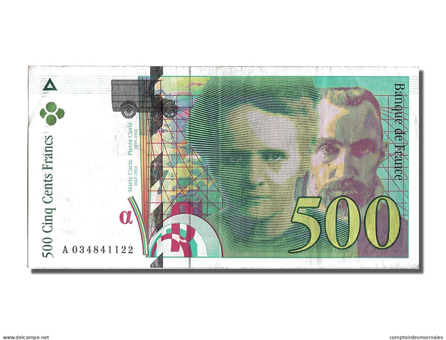 Billet, France, 500 Francs, 500 F 1994-2000 ''Pierre Et Marie Curie'', 1995 - 500 F 1994-2000 ''Pierre Et Marie Curie''