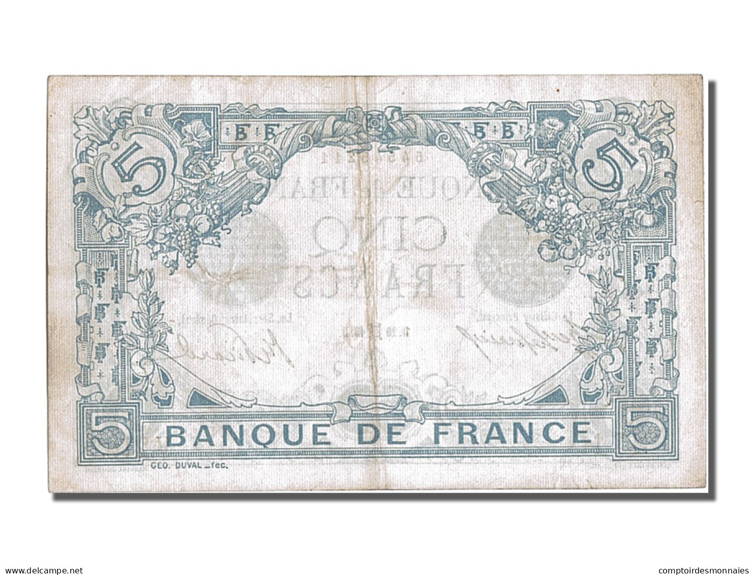 Billet, France, 5 Francs, 5 F 1912-1917 ''Bleu'', 1913, 1913-05-20, TTB+ - 5 F 1912-1917 ''Bleu''