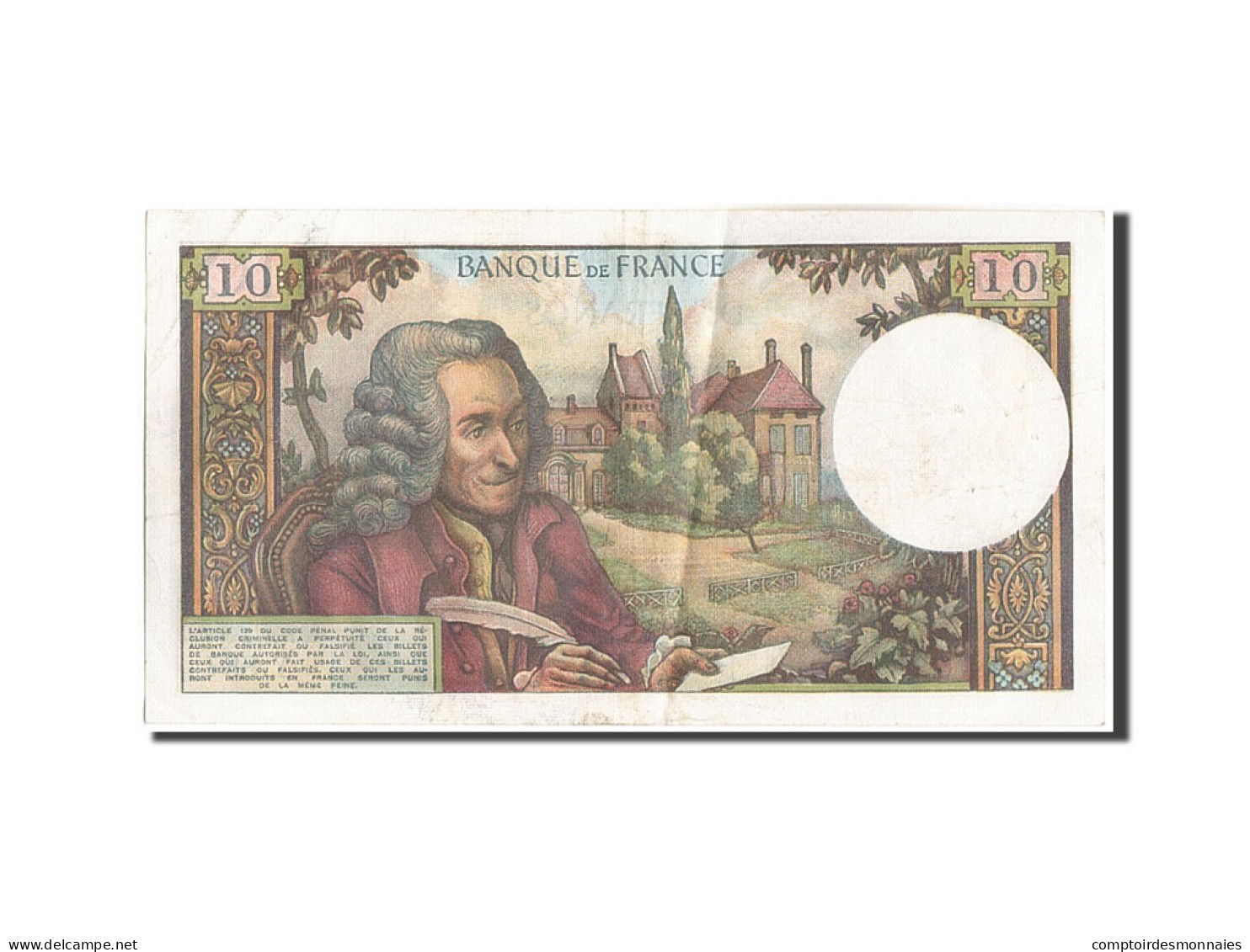 Billet, France, 10 Francs, 10 F 1963-1973 ''Voltaire'', 1973, 1973-06-07, TTB+ - 10 F 1963-1973 ''Voltaire''