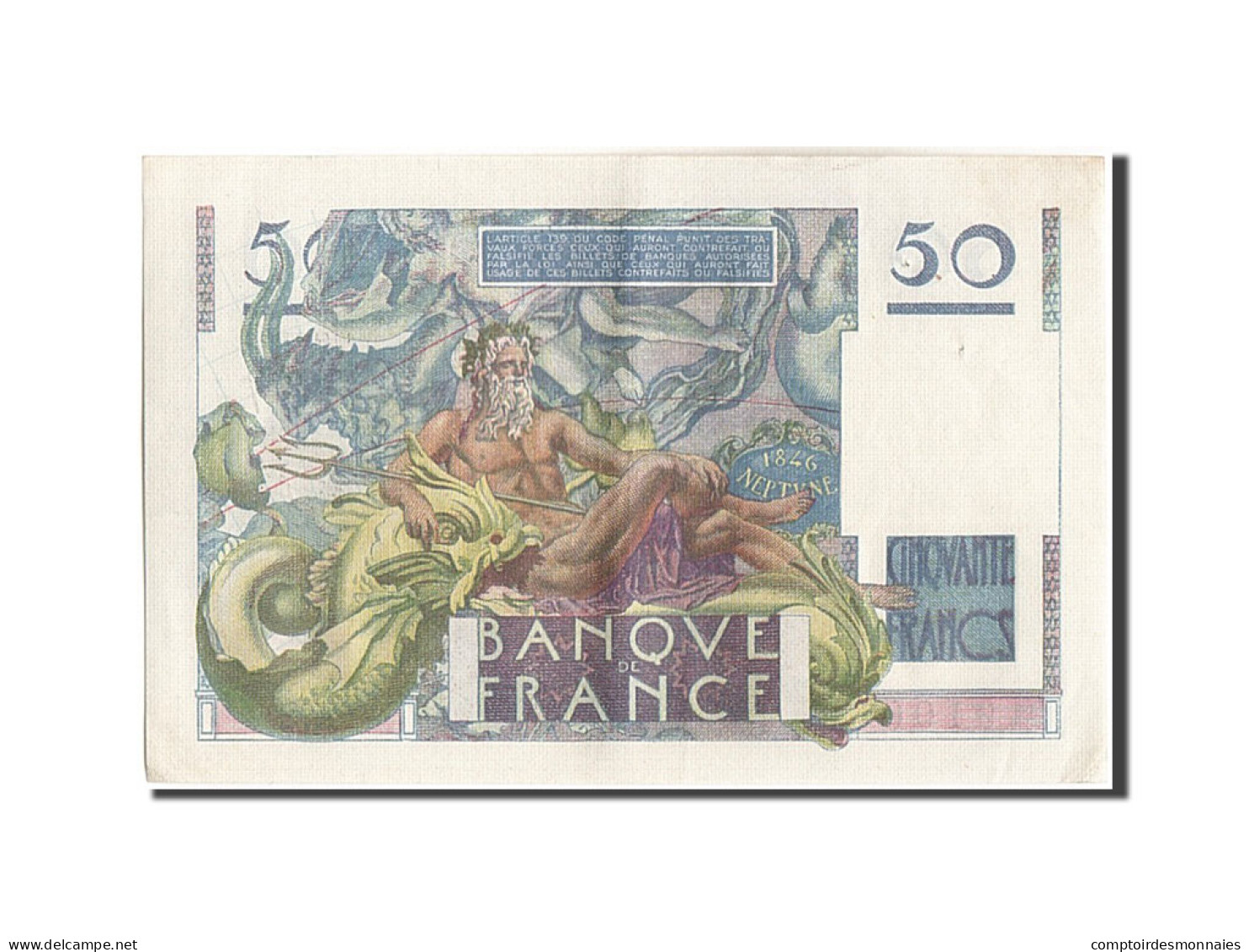 Billet, France, 50 Francs, 50 F 1946-1951 ''Le Verrier'', 1946, 1946-03-14, SUP - 50 F 1946-1951 ''Le Verrier''